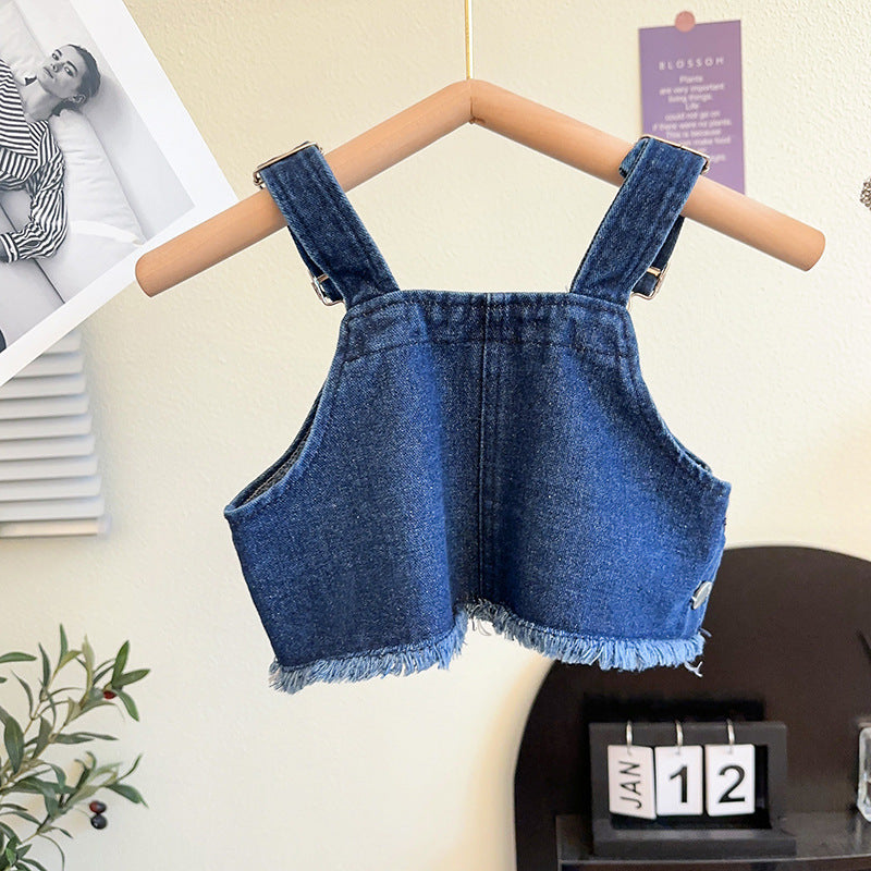 Conjunto Infantil Feminino 3 Peças e Jeans