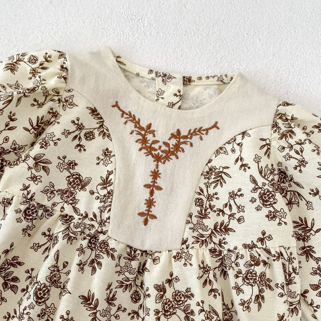 Body Infantil Feminino Flores