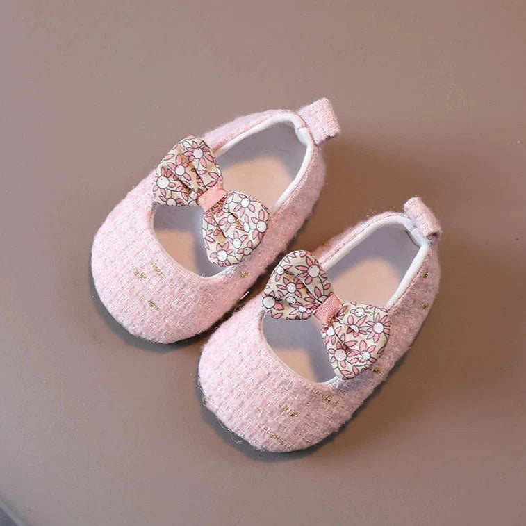 Sapato Infantil  Tweed Lacinho