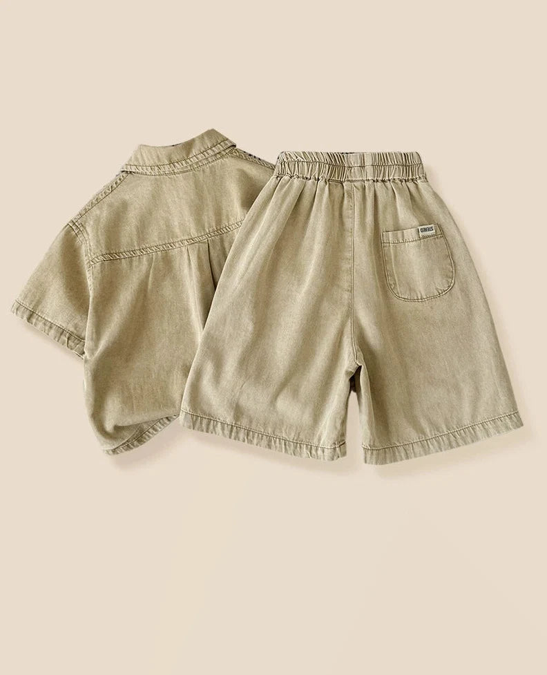 Conjunto Infantil Masculino Bolsos