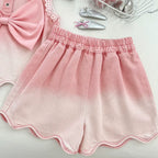 Conjunto Infantil Feminino Rendado Florzinhas
