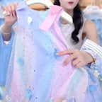 Vestido Infantil Tule Florzinhas