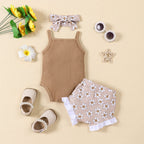 Conjunto Infantil Verão Florzinhas
