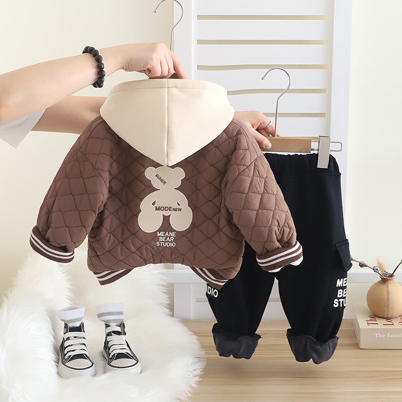 Conjunto Infantil Inverno 3 Peças Ursinho