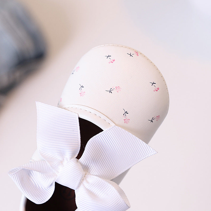 Sapato Infantil Florzinhas Lacinho