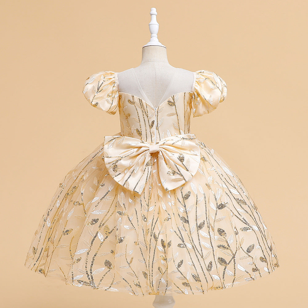 Vestido Infantil De Festa Floral