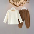 Conjunto Infantil Feminino 3 Peças Marrom
