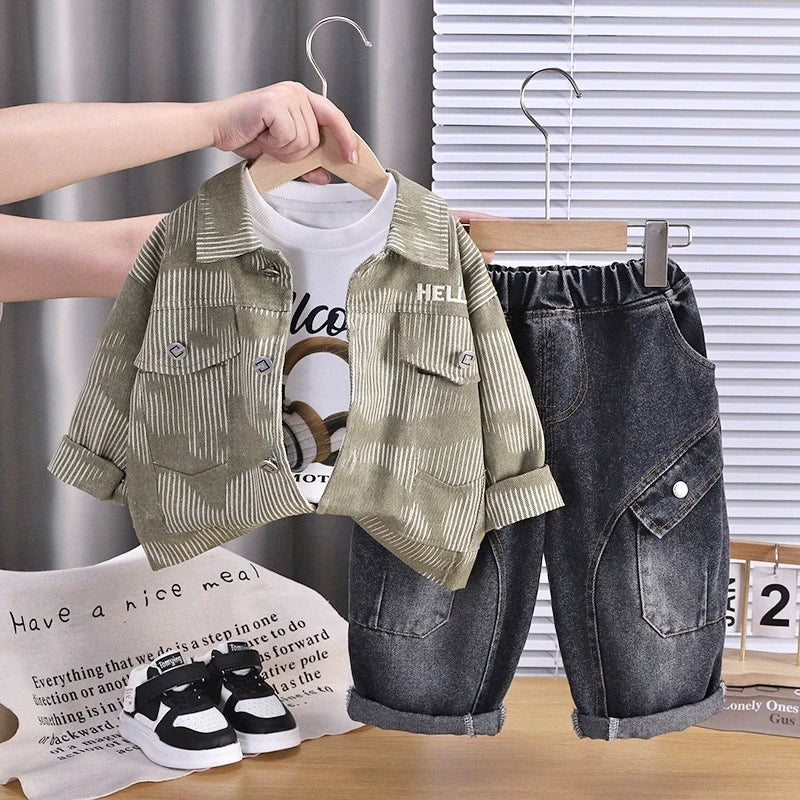 Conjunto Infantil Masculino Esiloso 3 Peças