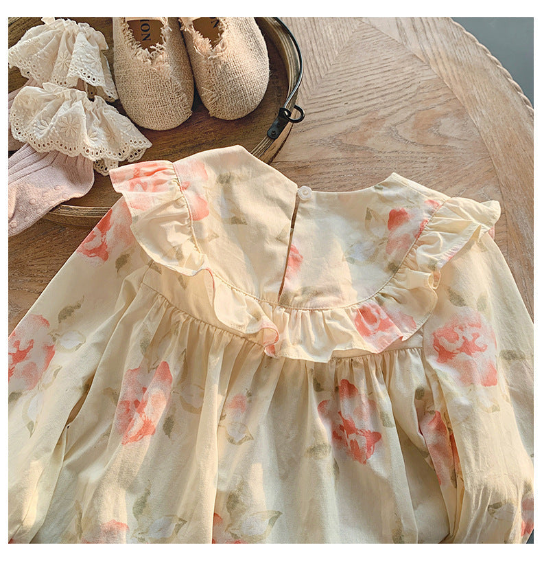 Vestido Infantil Floral Delicado
