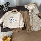 Conjunto Infantil 3 Peças Cachorrinho