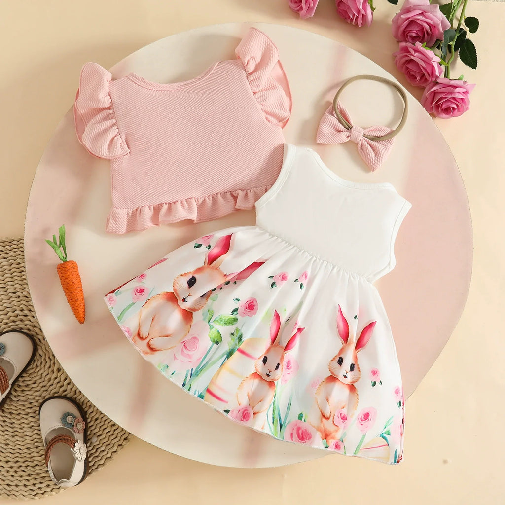 Conjunto Infantil Coelhinhos Lacinhos