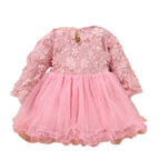 Vestido Infantil Florzinhas e Tule