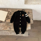 Macacão Infantil de Tricô Urso