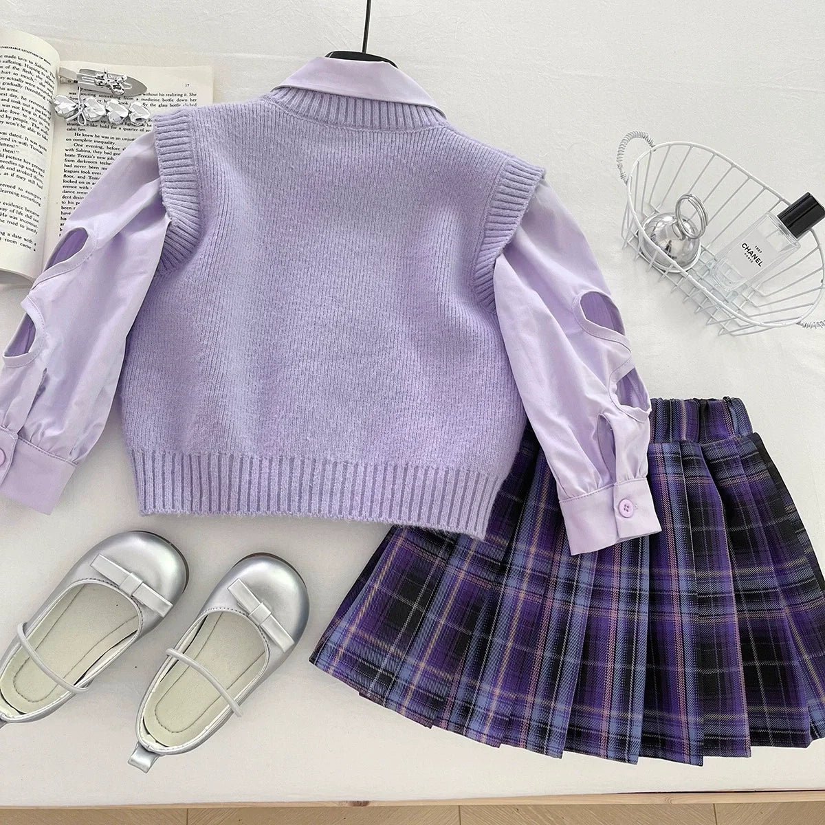 Conjunto Infantil 3 Peças e Xadrez