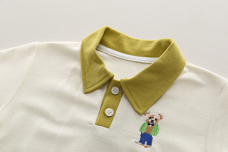 Conjunto Infantil Masculino Polo Ursinho