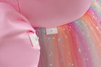 Vestido Infantil de Festa Longo Flores