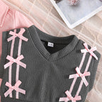 Conjunto Infantil Vestido + Colete Lacinhos