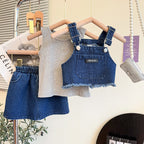 Conjunto Infantil Feminino 3 Peças e Jeans