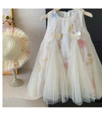 Vestido Infantil Floral Lacinhos