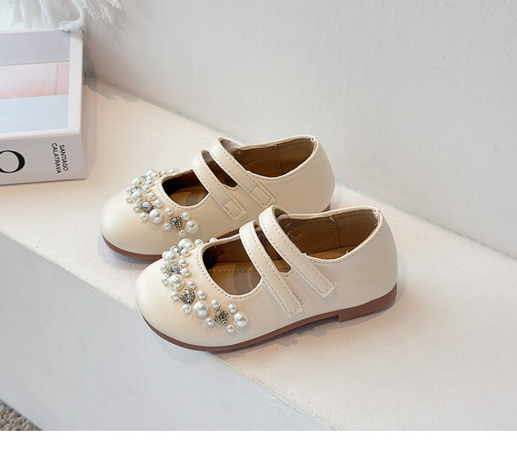 Sapato Infantil Feminino Pérolas