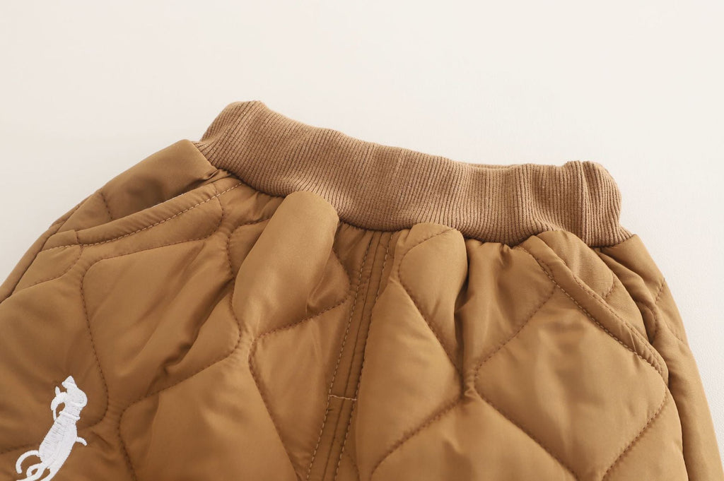 Conjunto Infantil  Inverno Bolsinhos com Capuz