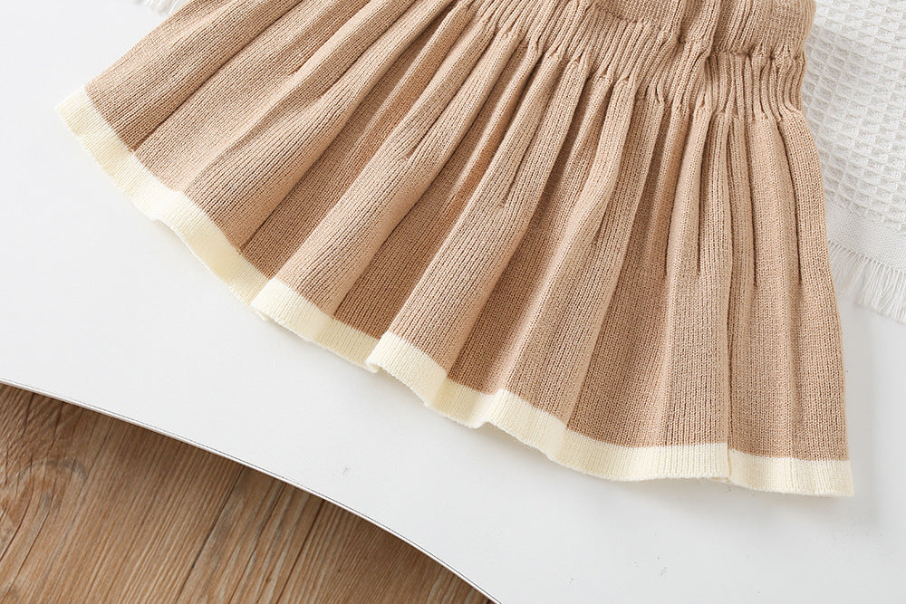Conjunto Infantil de Tricô Lacinho