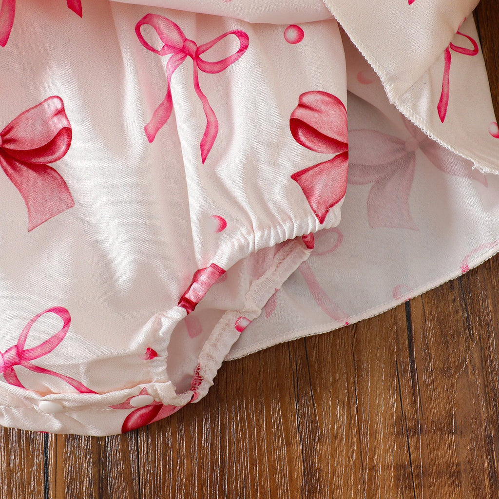 Vestido Infantil Verão Lacinhos