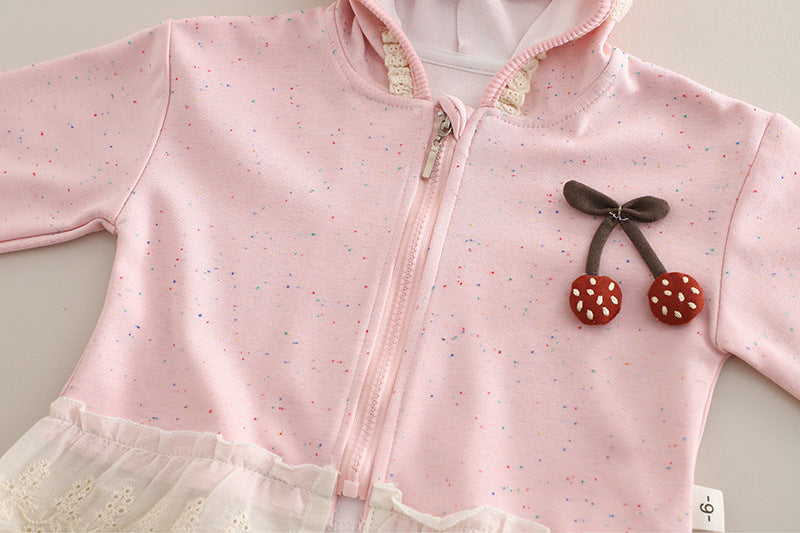 Conjunto Infantil 3 Peças Cerejinhas