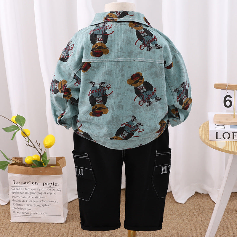 Conjunto Infantil Masculino Ursinhos 3 Peças