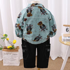 Conjunto Infantil Masculino Ursinhos 3 Peças