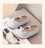 Sapato Infantil Brilhante Pérola