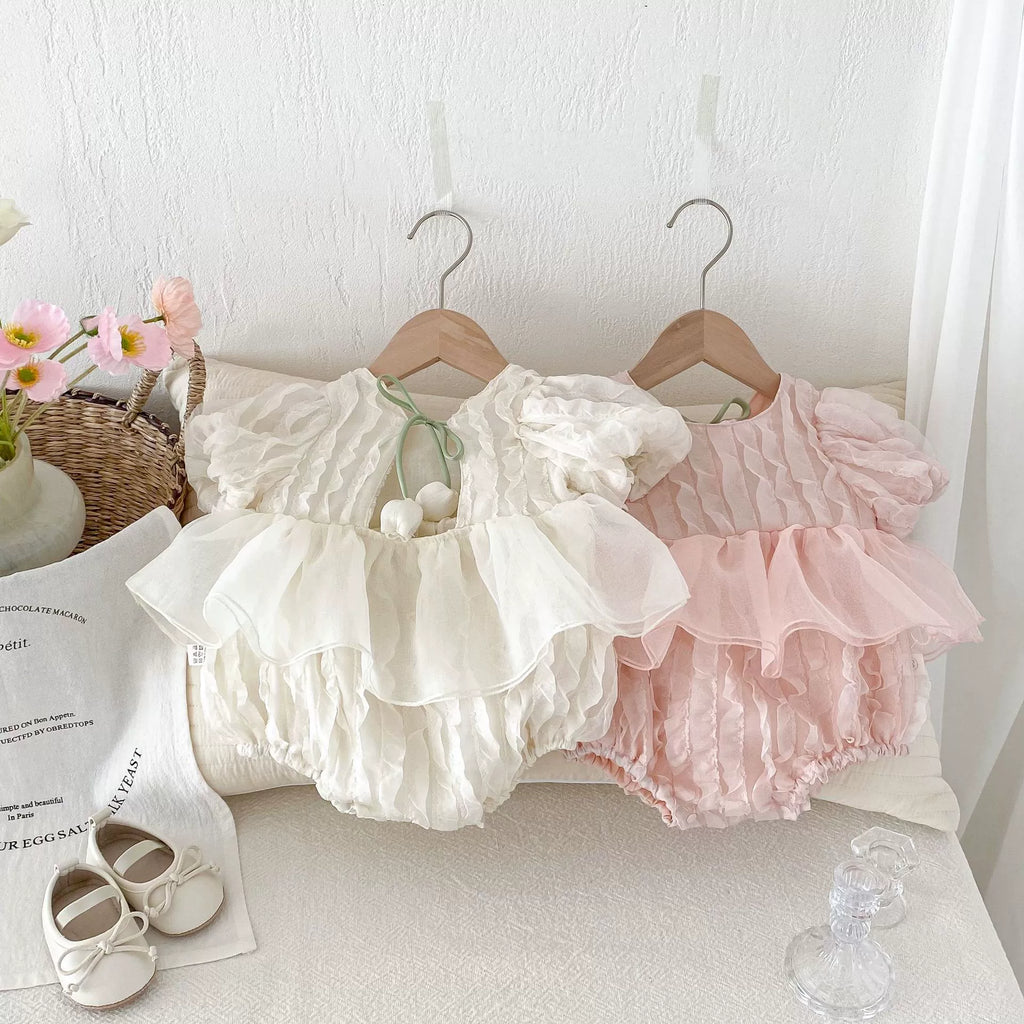 Body Infantil Feminino Bufante Florzinha