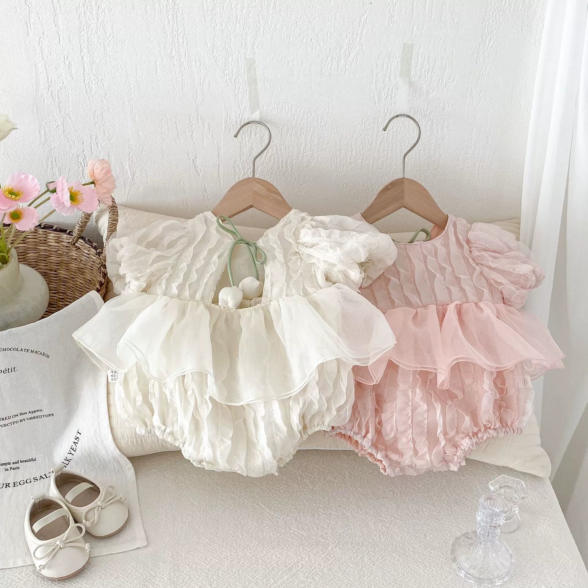 Body Infantil Feminino Bufante Florzinha
