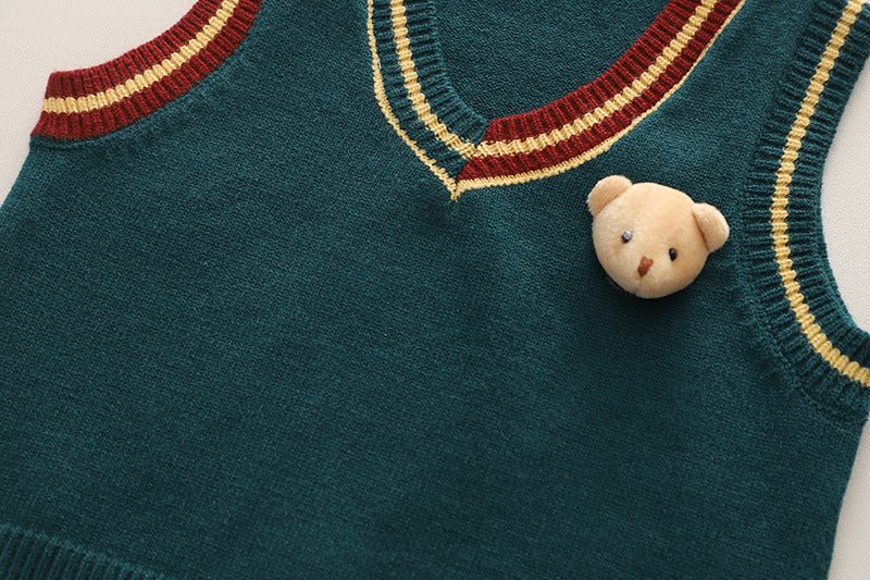 Conjunto Infantil Ursinhos com Gravatinha