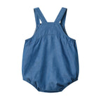 Body Infantil Jeans Ursinhos