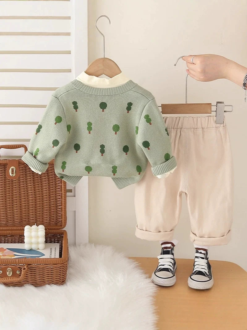 Conjunto Infantil Masculino 3 Peças Urso