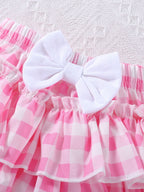 Conjunto Infantil Coelhinho Xadrez