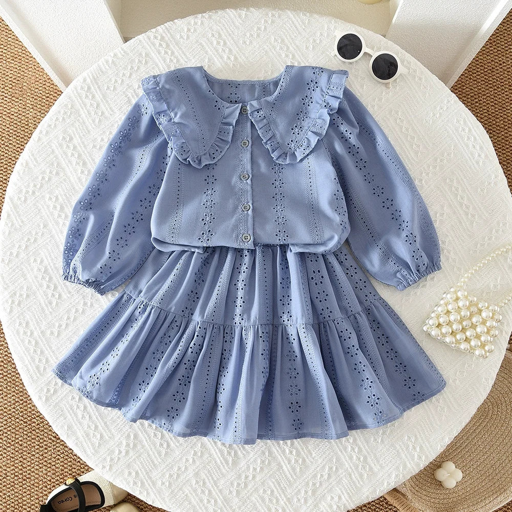 Conjunto Infantil Bordado Florzinhas
