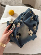 Calça Infantil Jeans Mickey