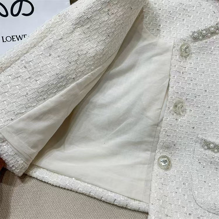 Conjunto Infantil Feminino Pérolas e Tule
