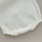Body Infantil Tricô Florzinhas