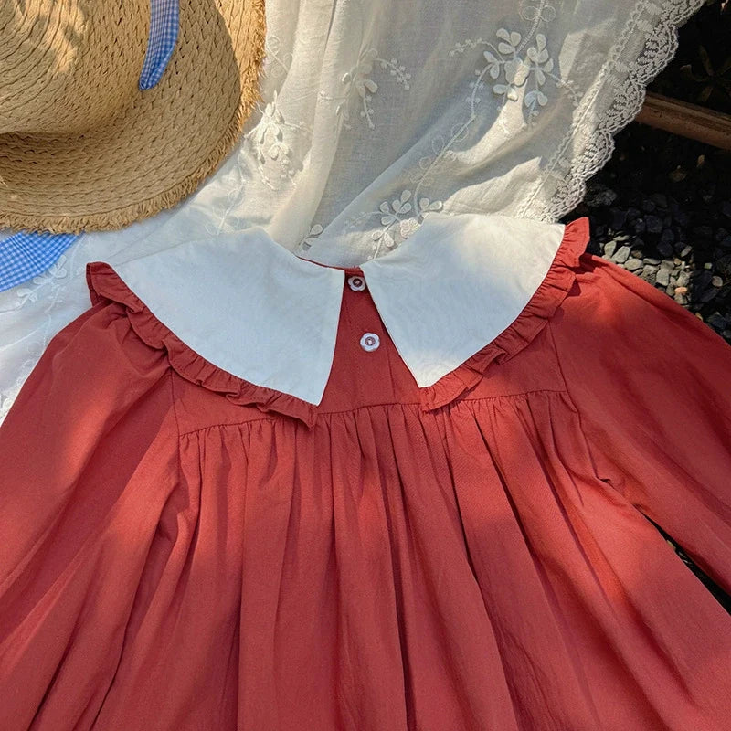 Vestido Infantil Golinha Bordada