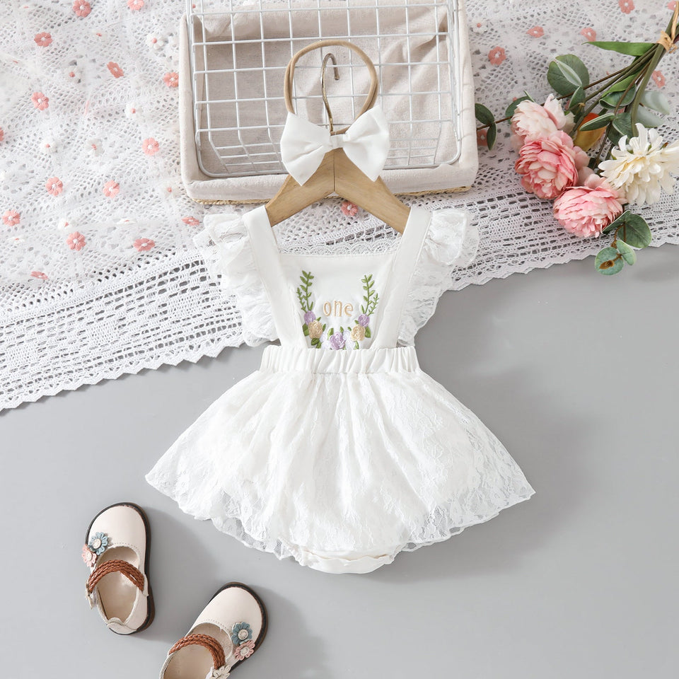 Body Infantil Feminino Florzinhas One
