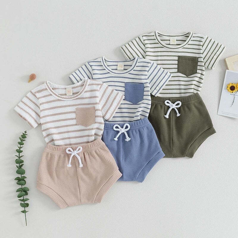 Conjunto Infantil Lístras Bolsinho