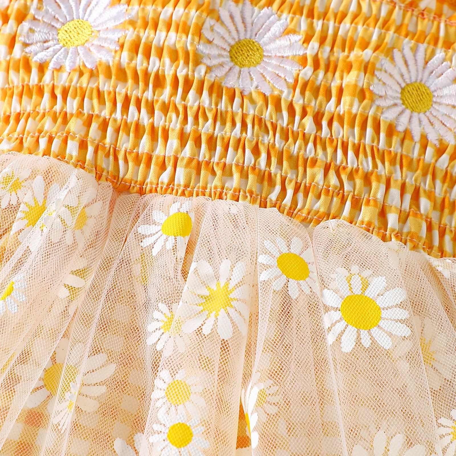 Body Infantil Verão Margaridas