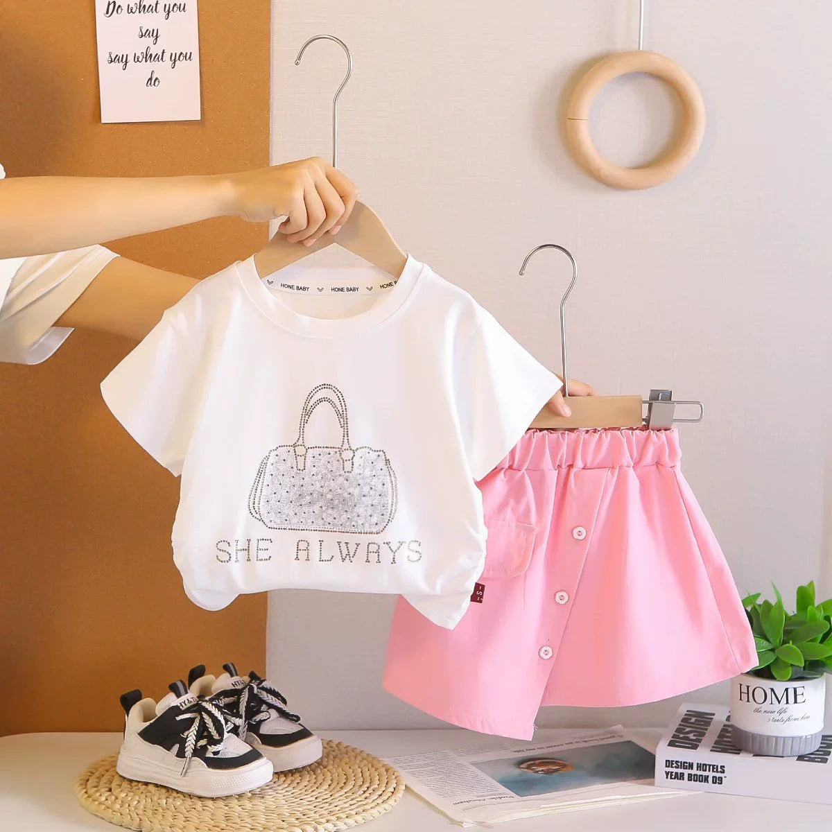 Conjunto Infantil Feminino Boutique Sainha