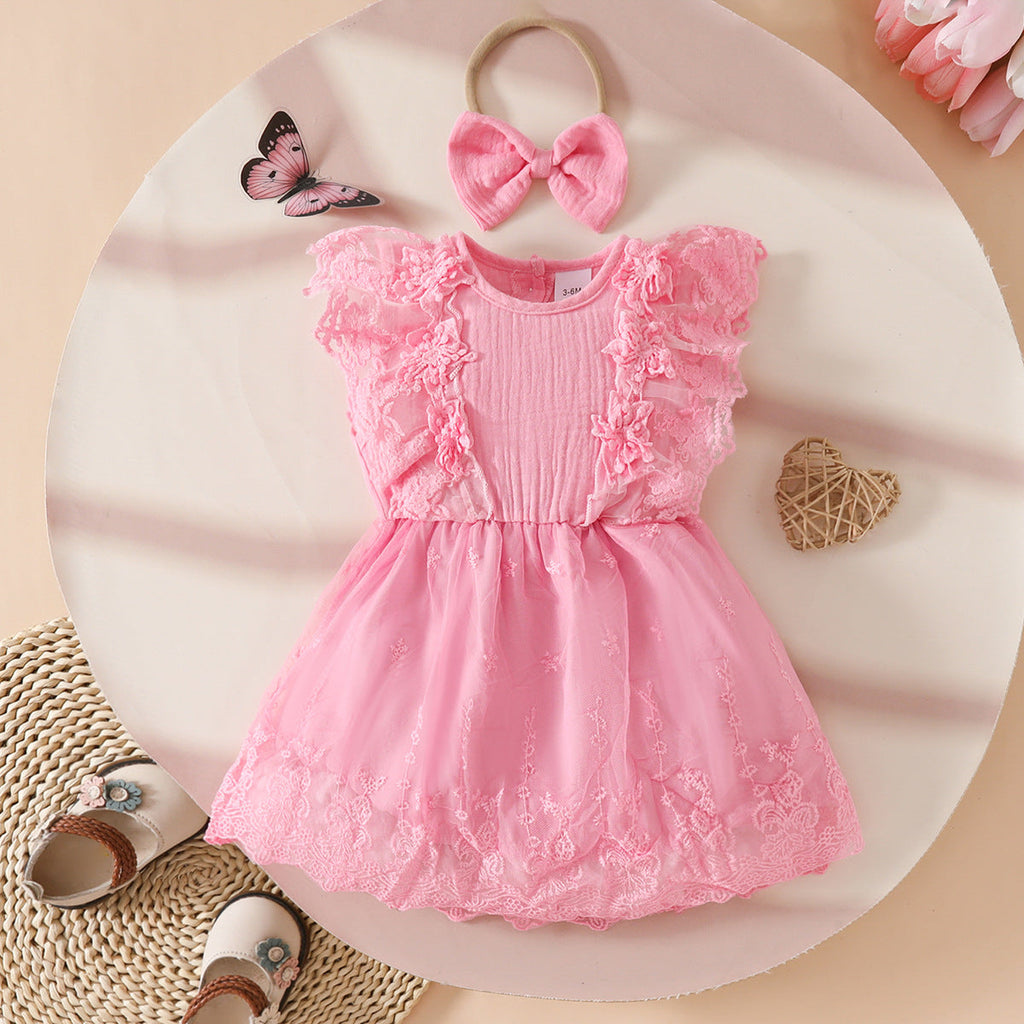 Vestido Infantil Lese Floral