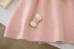 Vestido Infantil de Tricô Balinhas