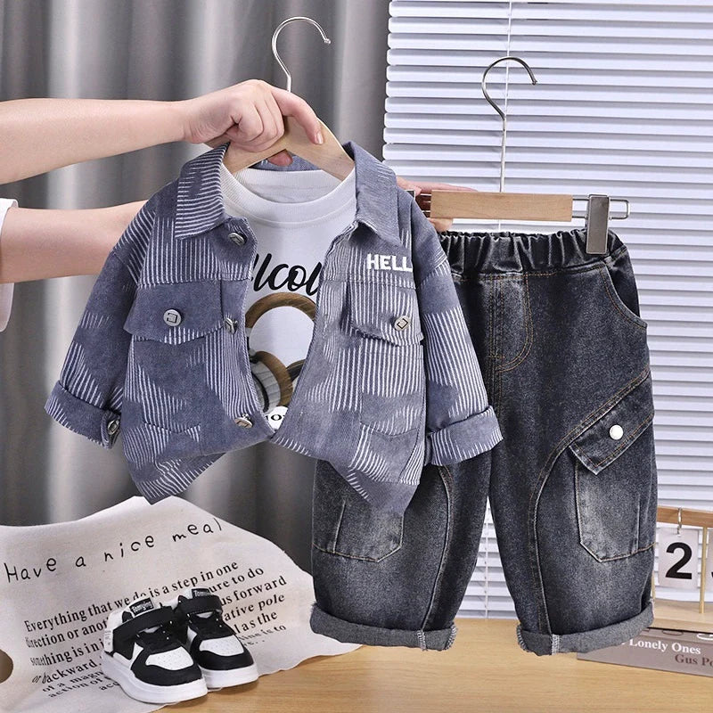 Conjunto Infantil Masculino Esiloso 3 Peças