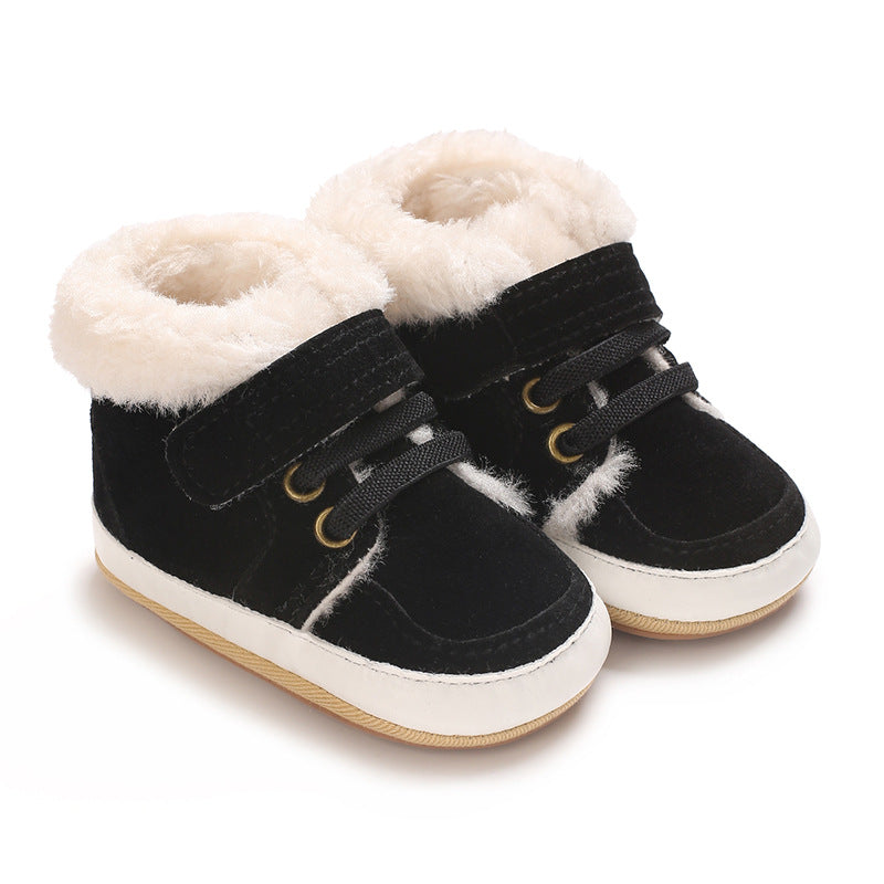 Bota Infantil Pelinhos e Velcro